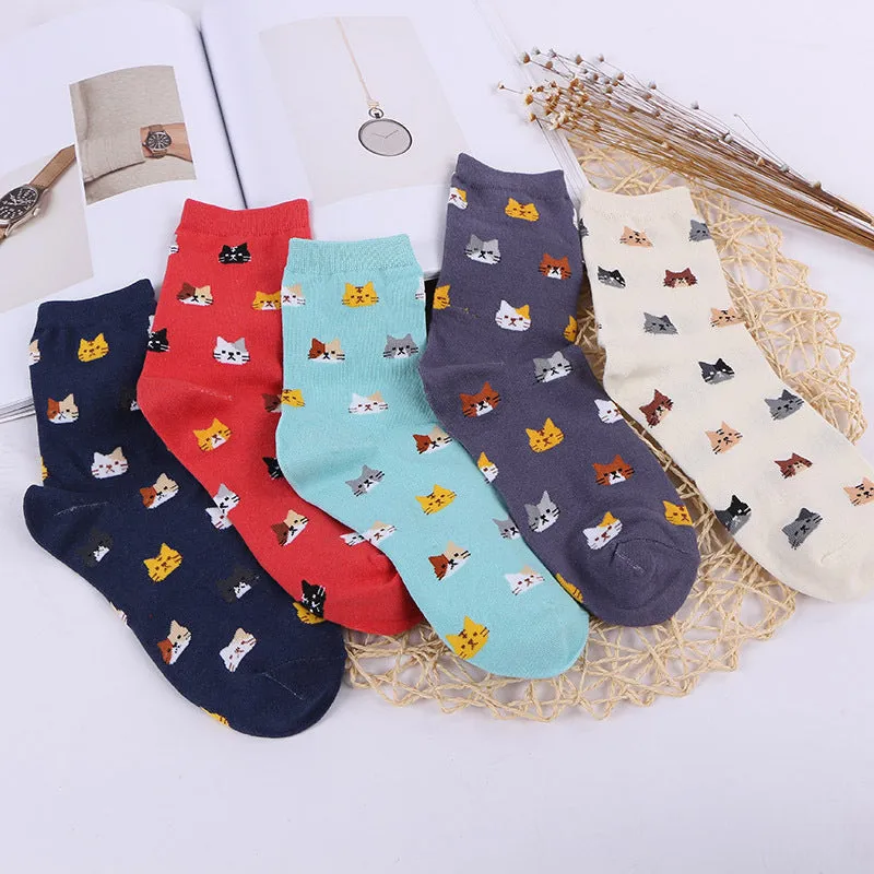 Anysox 5 Pairs One Size 5-9 Mixed Colors No Show Thin Invisible Fashion Socks With Summer High Quality Ankle Solid Color Breathable Socks