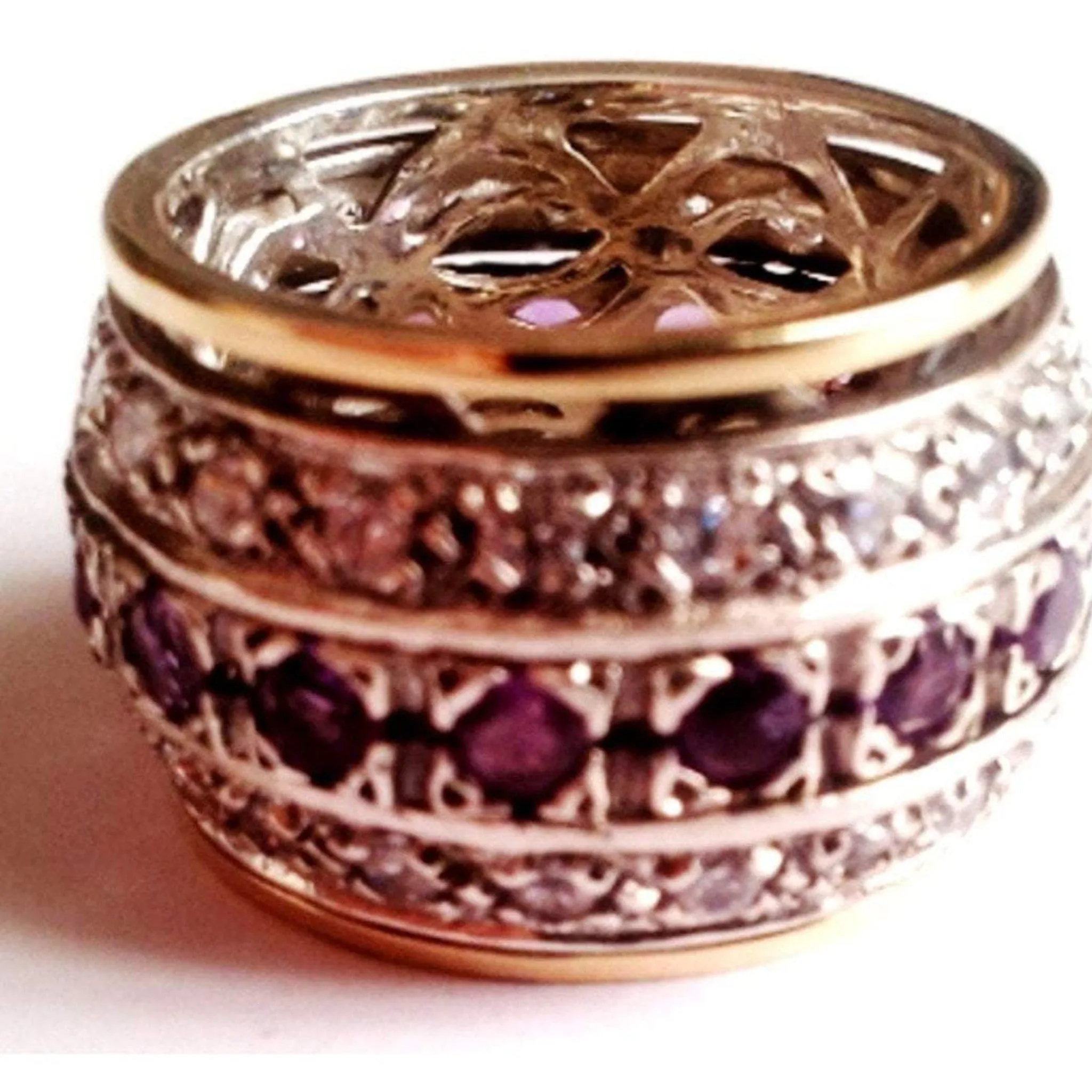 Bluenoemi Spinner Ring for woman. Israeli spinner rings,