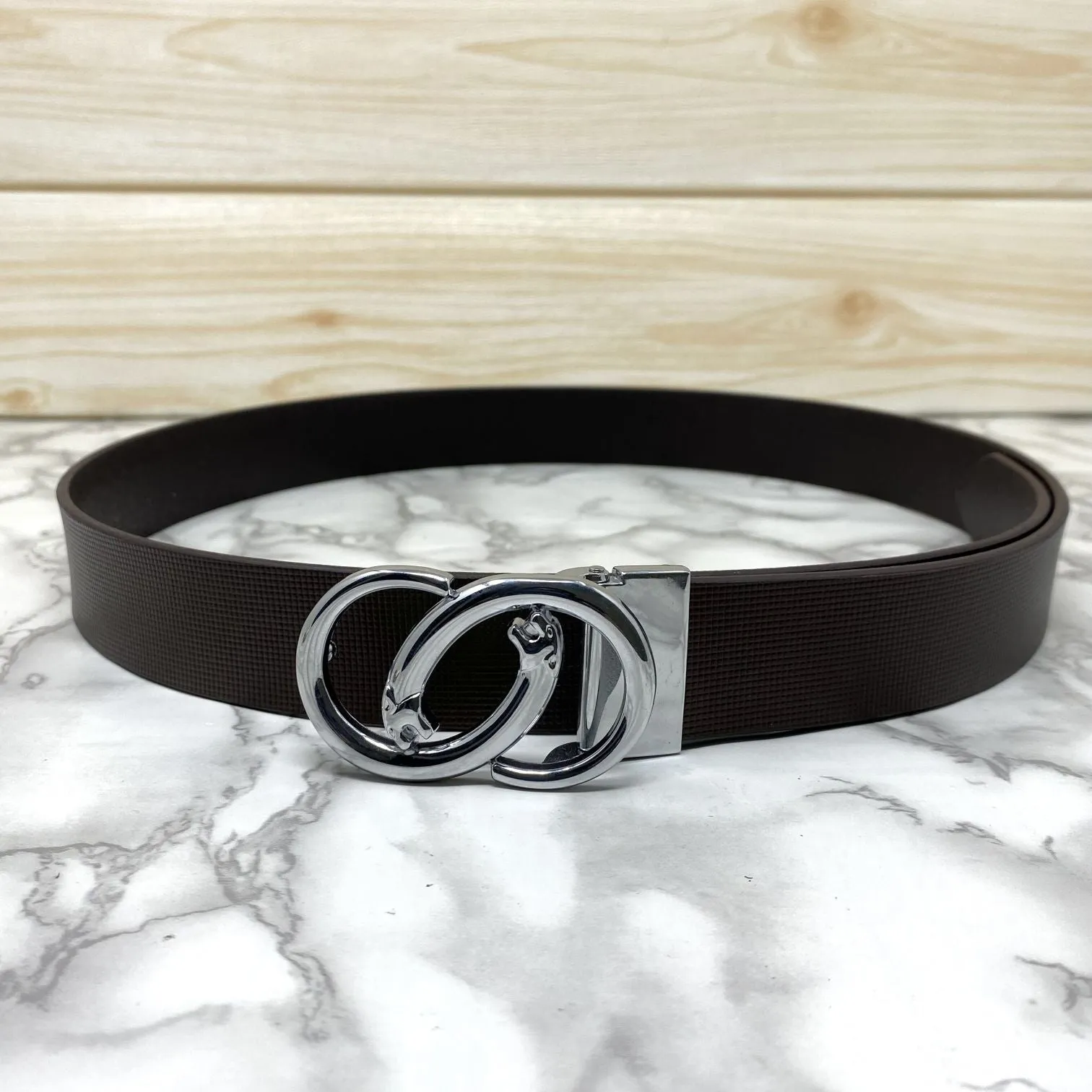 Classic Jaguar Design Leather Strap Belt-JonasParamount