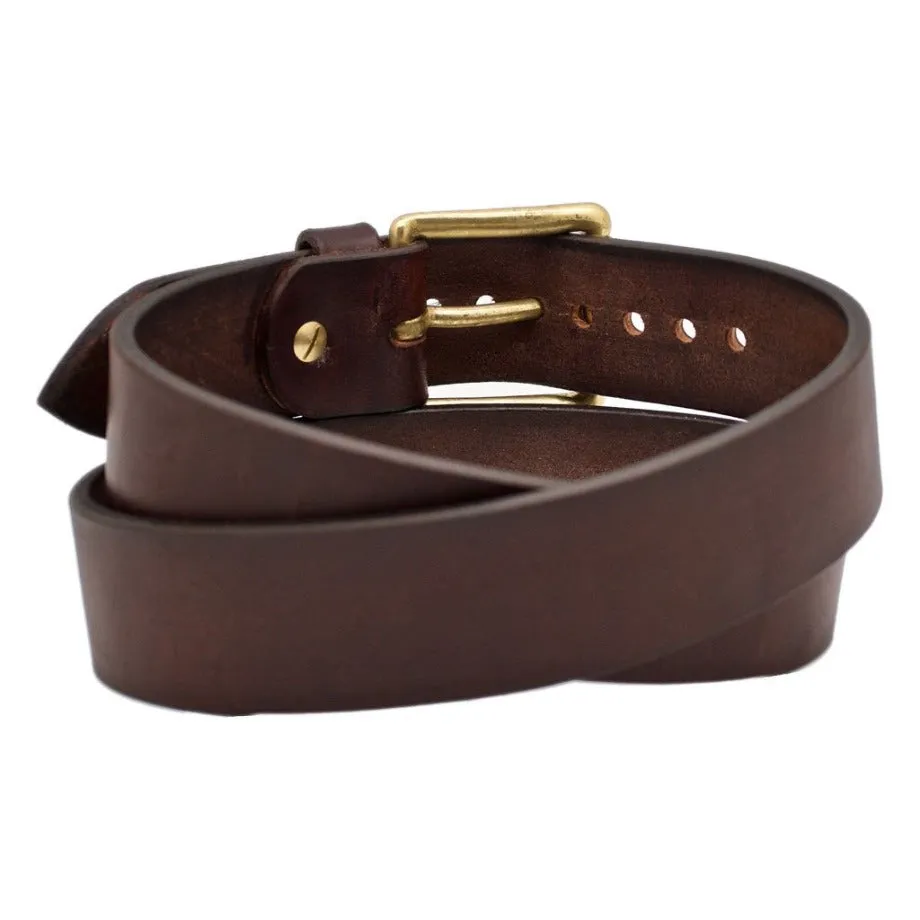 CLASSIC WIDE 1.75 MAHOGANY Leather Belt