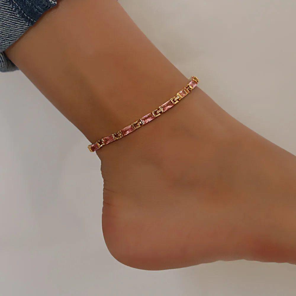 CZ Anklet A 2115 G P