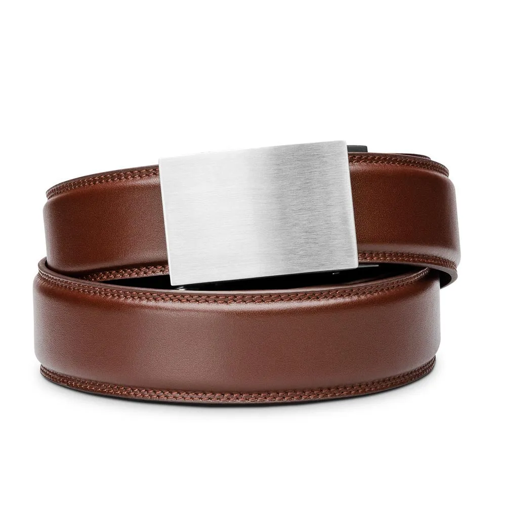 EUREKA BUCKLE | CLASSIC LEATHER BELT 1.37"