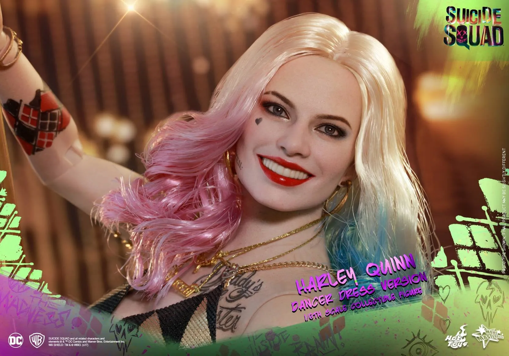 Hot Toys - MMS439 - Suicide Squad - Harley Quinn (Dancer Dress Version) Collectible Figure