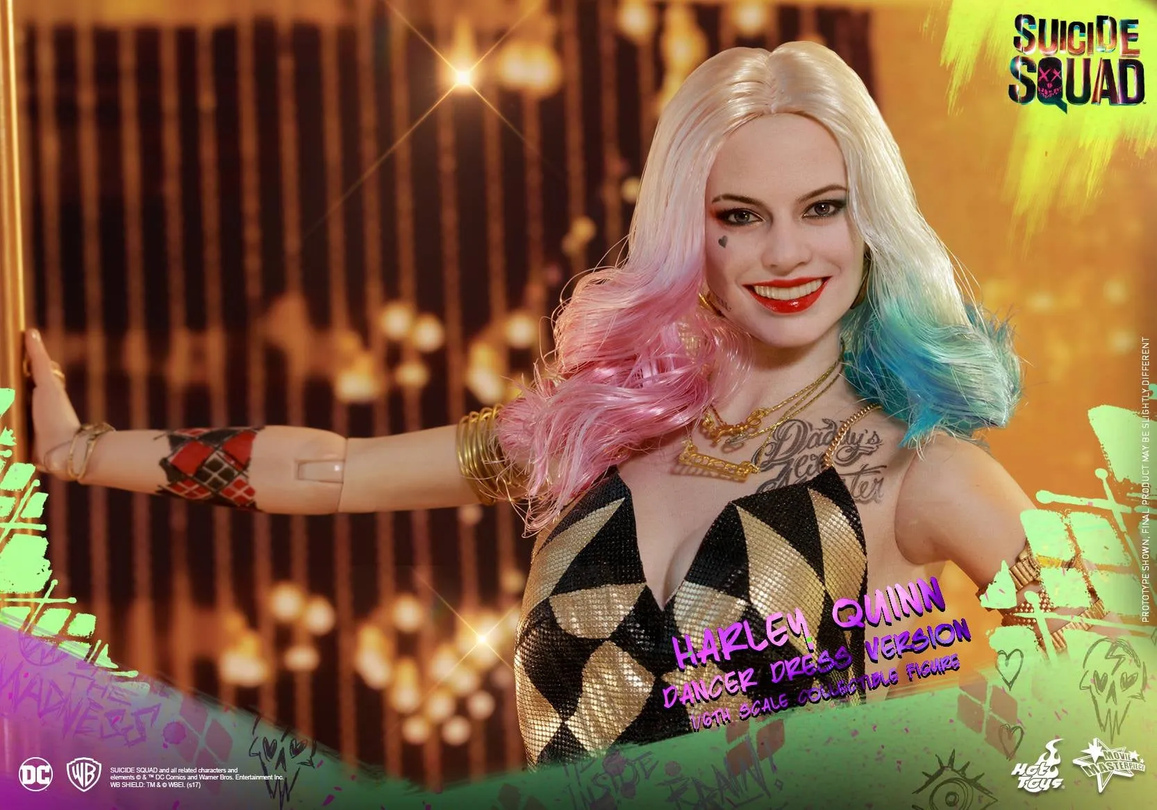 Hot Toys - MMS439 - Suicide Squad - Harley Quinn (Dancer Dress Version) Collectible Figure