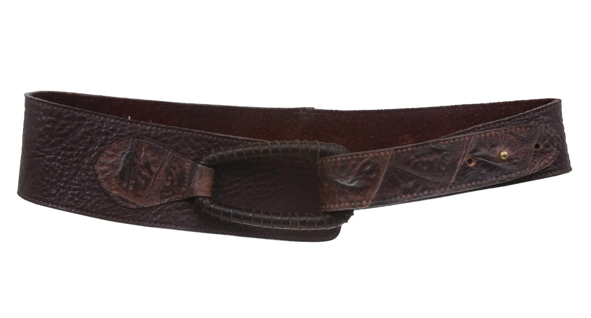 LEATHEROCK Contour Genuine Leather Belt