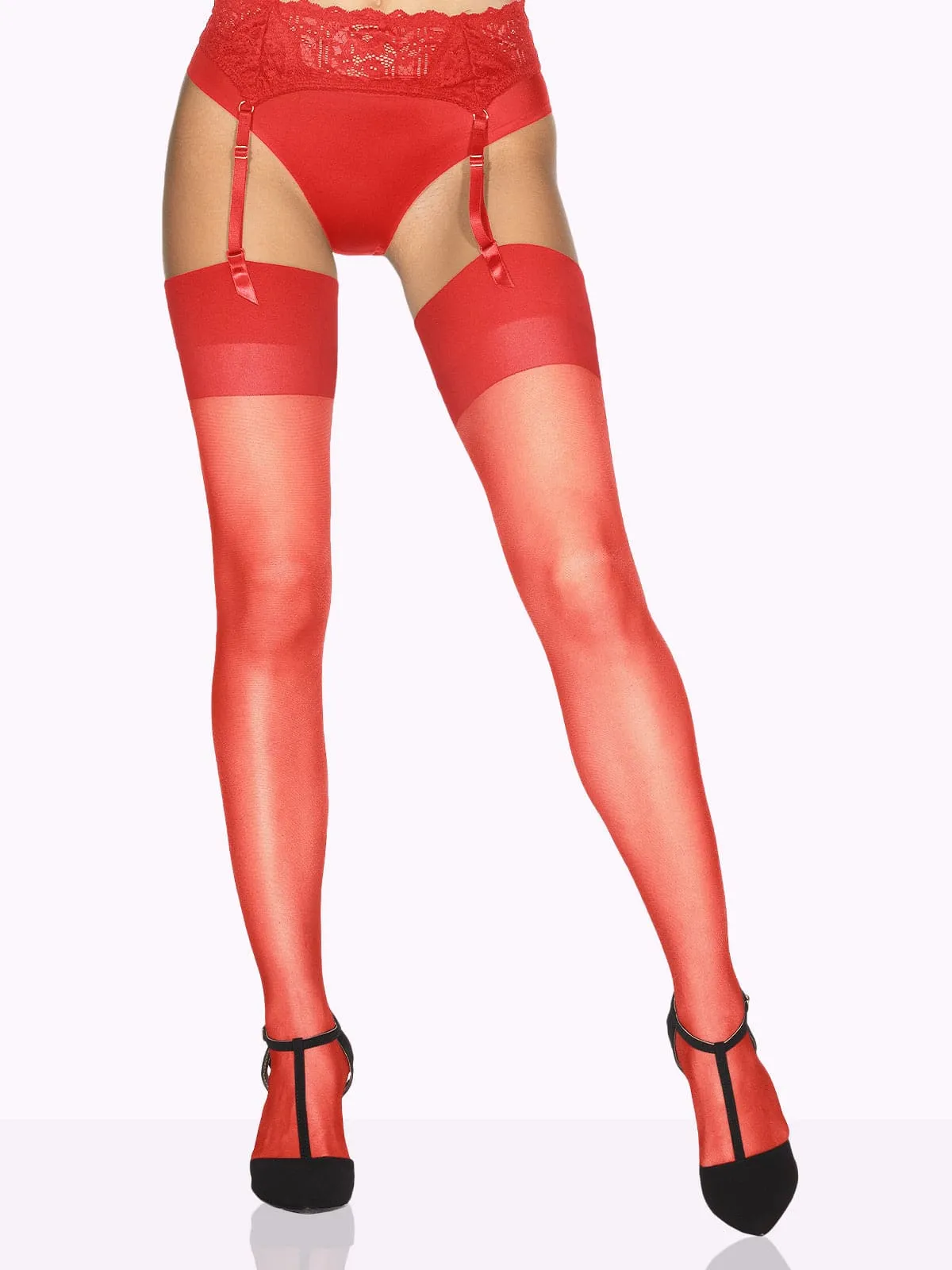 LUANA Sheer Stockings For Garter-Belts