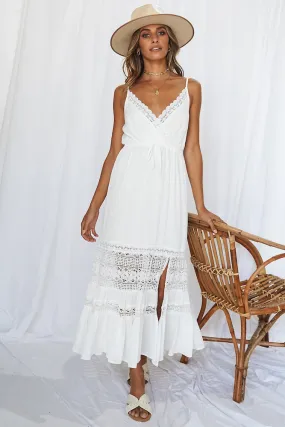 Pacific Dream Maxi Dress White