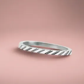 Pinstripe Stacking Ring