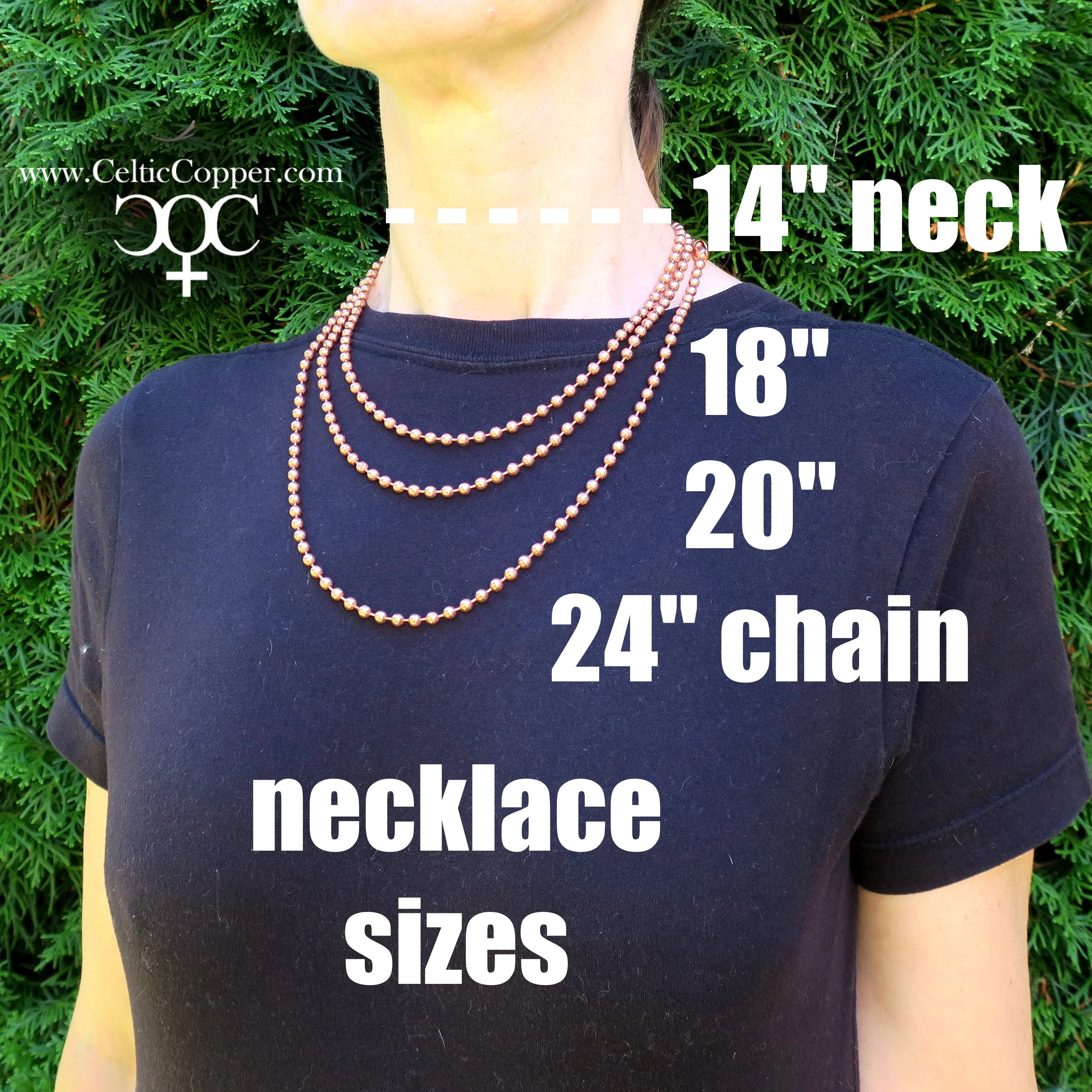 Solid Copper Cuban Curb Chain Necklace 18 Inches NC71 Fine 3mm Copper Curb Chain Necklace 18"