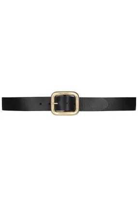 Streets Ahead Natalia Leather Belt 49036 | Gold Buckle