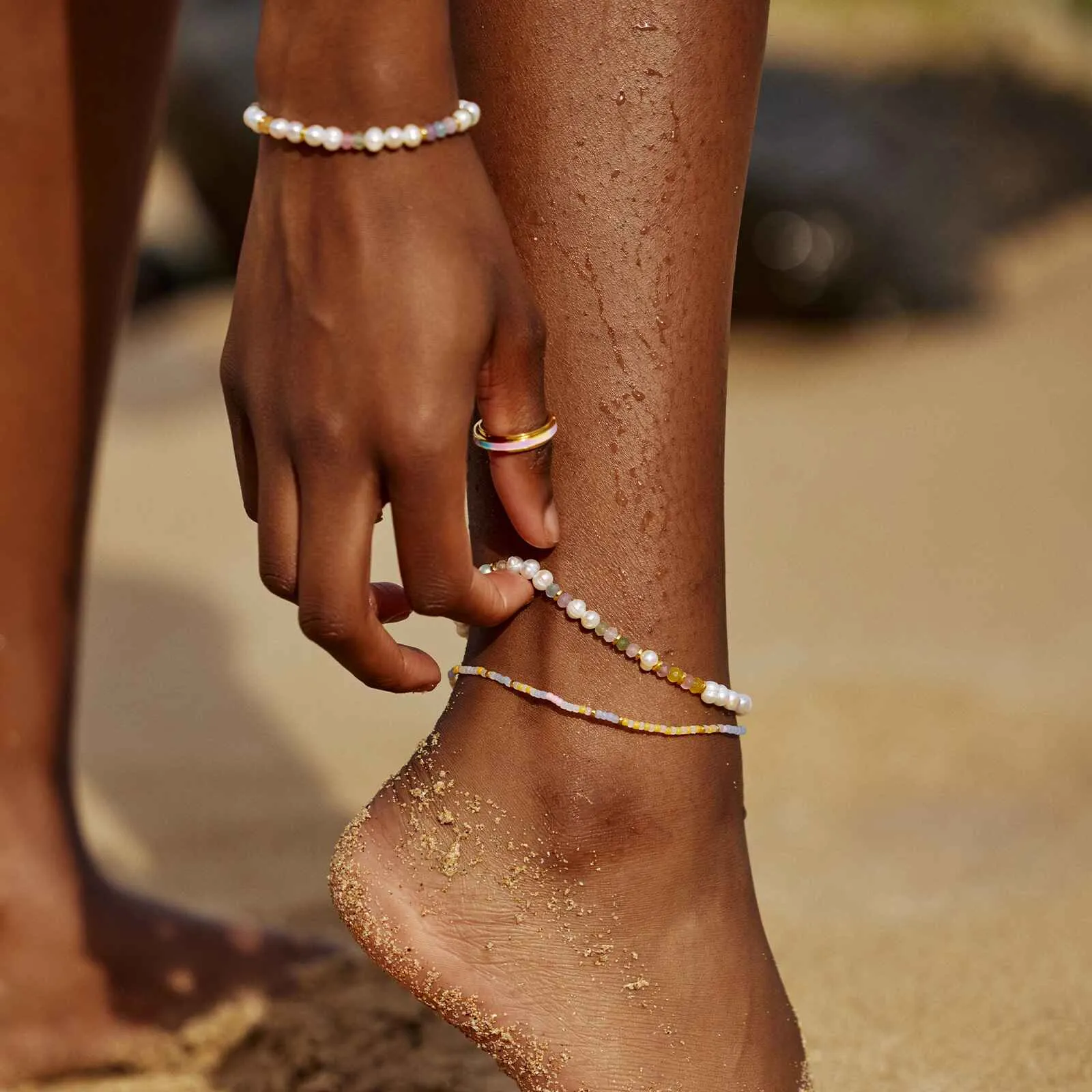 Sunset Stretch Anklet