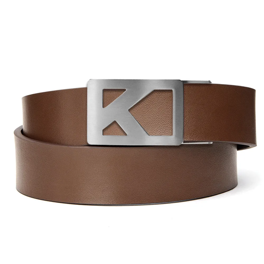 TRIBUTE BUCKLE | CLASSIC LEATHER BELT 1.37"