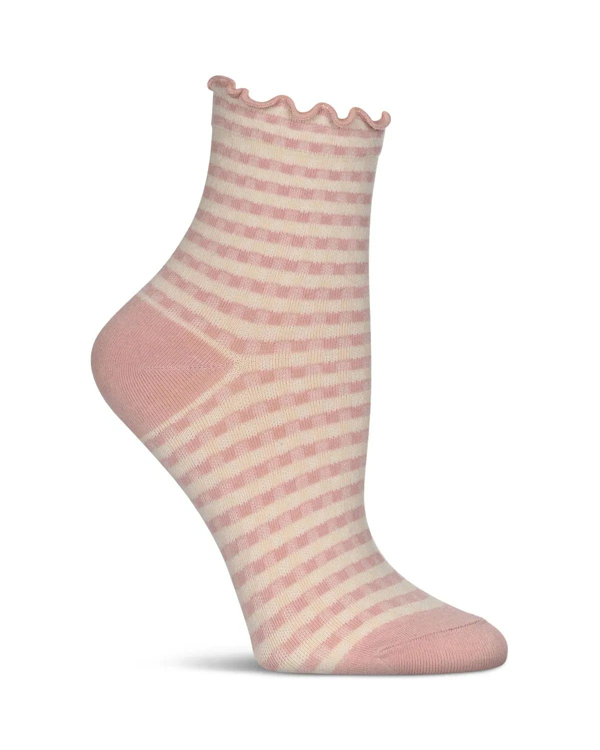 Women's Gingham Ankle Socks