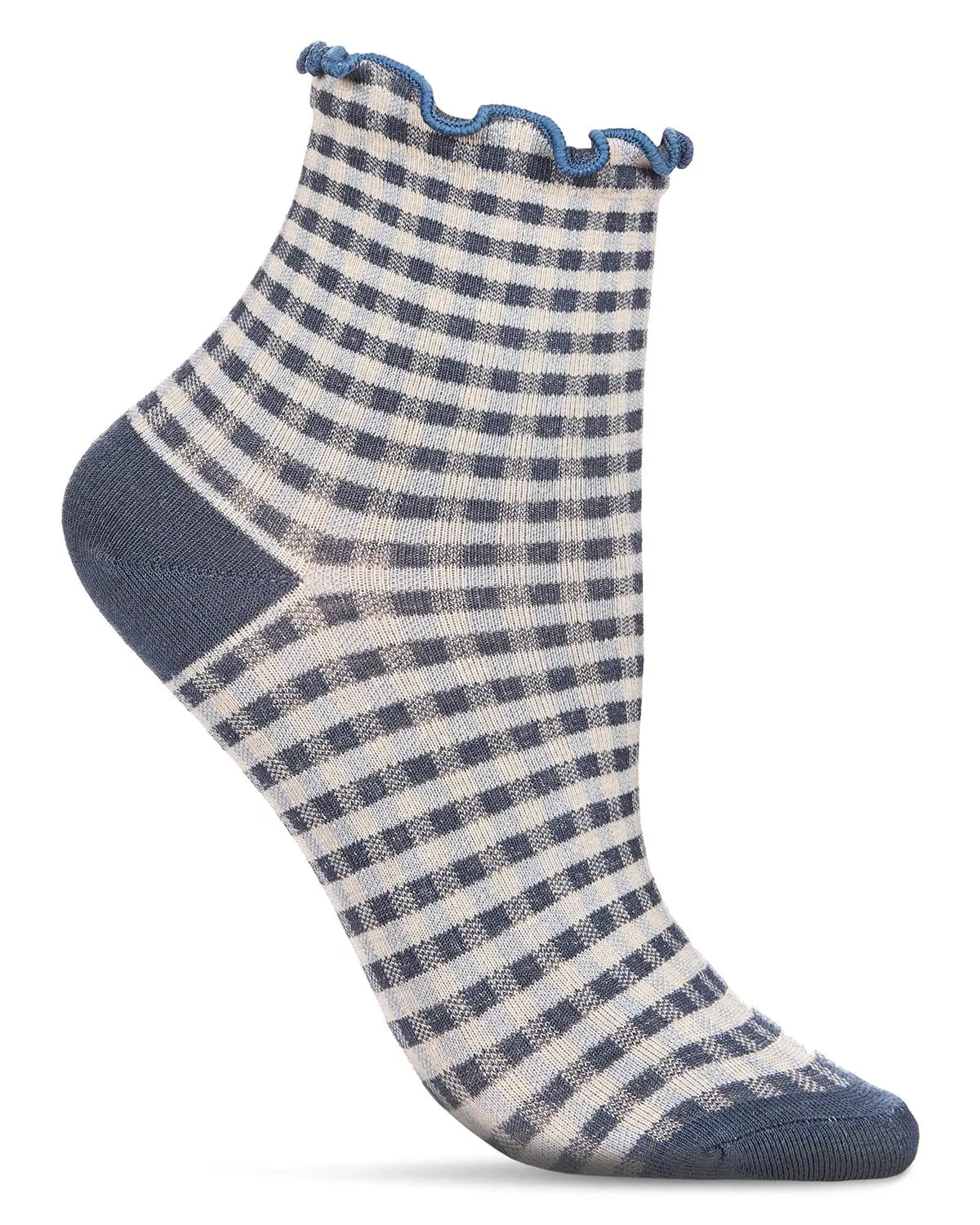 Women's Gingham Ankle Socks