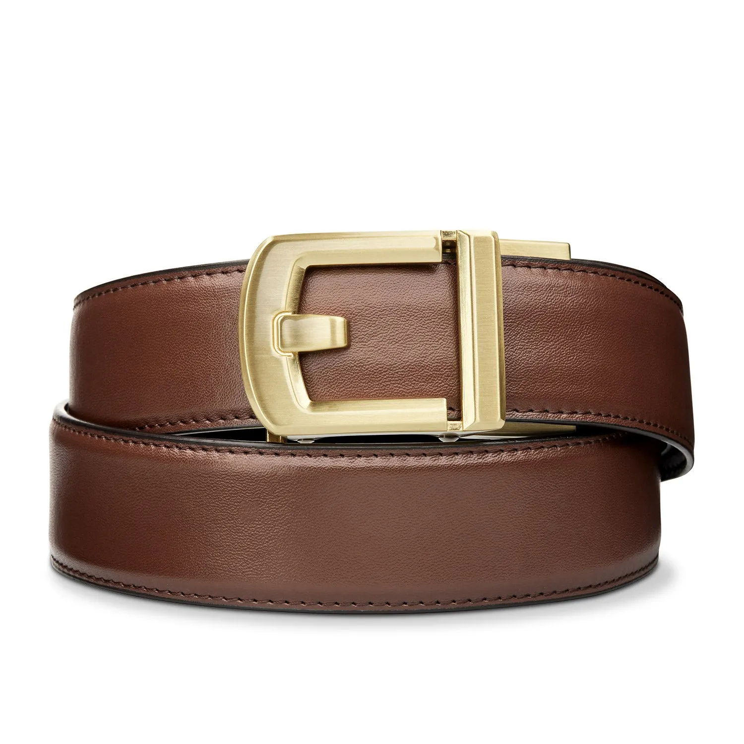 X8 BRASS BUCKLE | LEATHER GUN BELT 1.5"