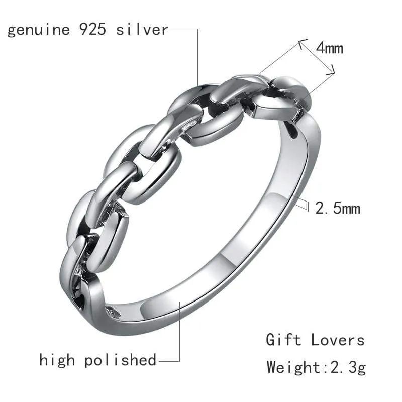 ZABRA Solid Pure 925 Sterling Silver Rings For Women Men Steampunk Vintage Retro Engagement Gift Lover Anniversary Finger Ring